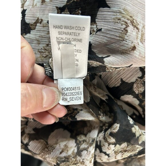 Mason + Mackenzie Sheer Neutral Granny Floral Kimono Size Med Boho Festival - Picture 10 of 10